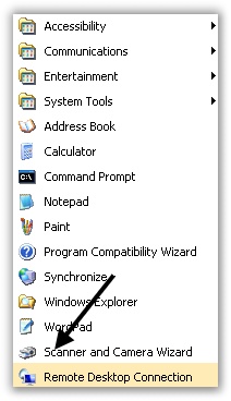 Remote Desktop Icon Moved